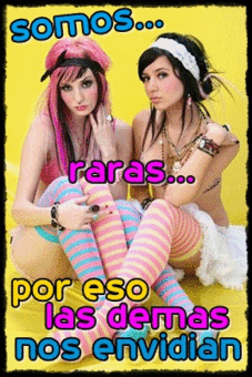 gracias a bellas colecciones de amigas