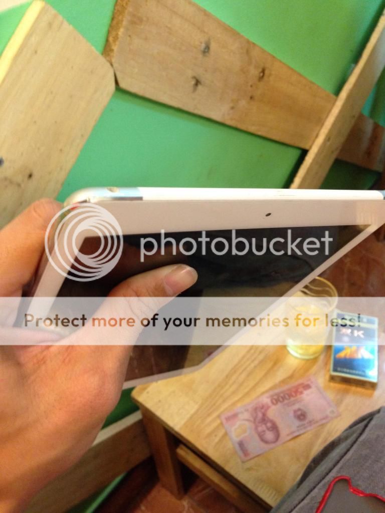 Bán ipad air 16g 4g màu trắng new99,999% máy ko trầy 1 vết fullbox giá 9tr7 - 2