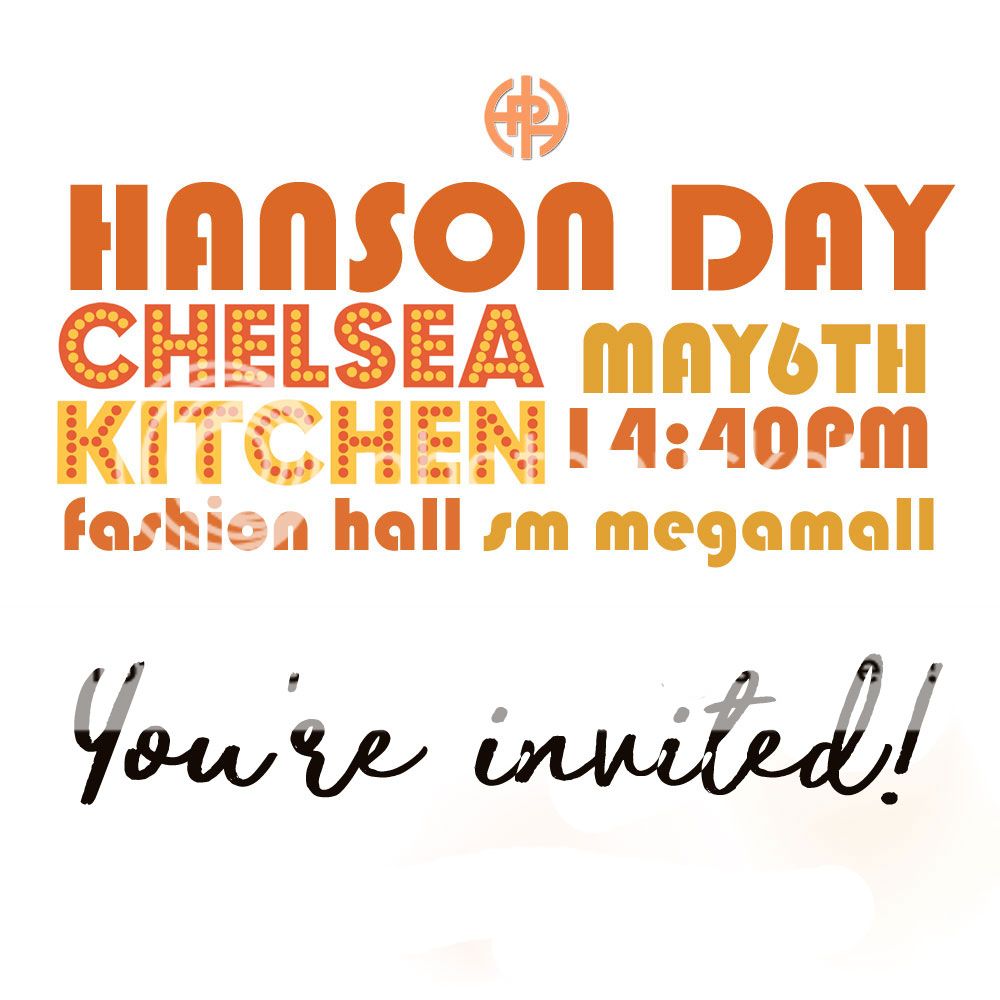 Hanson Day 2017 Invitation