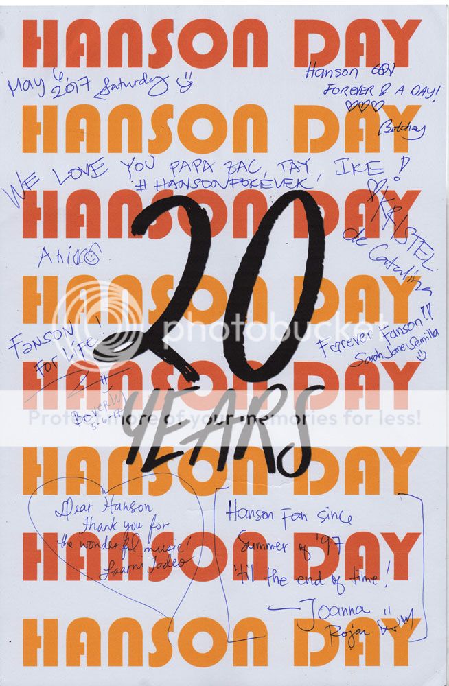Happy Hanson Day! More years to come!!! Happy Hanson Day! More years to come!!!